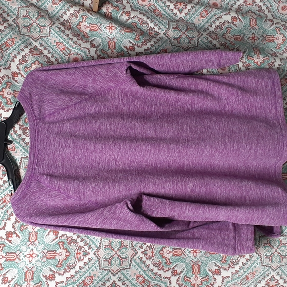 Danskin Now Purple Polyester Sweater, Size 1X (16W) - Picture 6 of 8